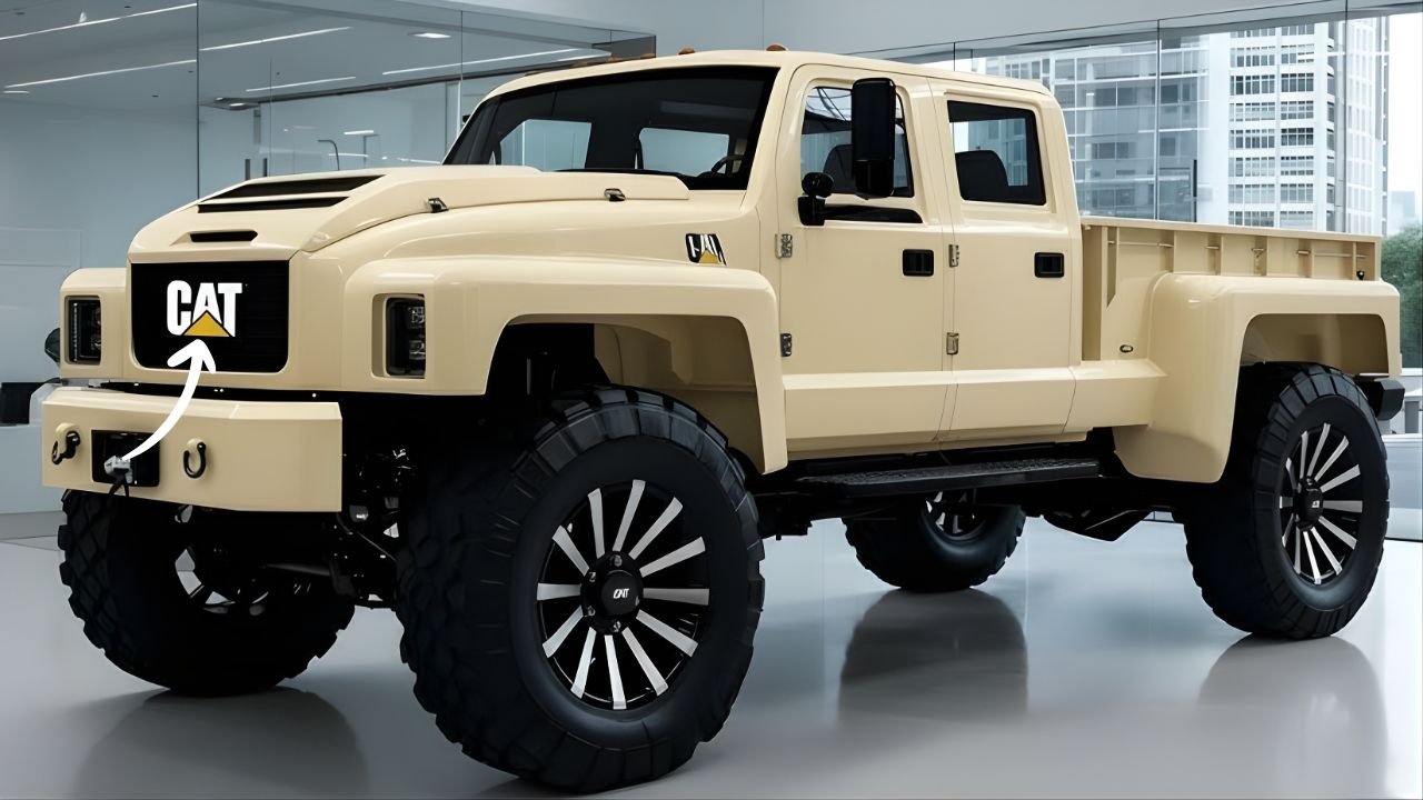 2026 Caterpillar Pickup Truck Breaks Cover With Diesel Muscle and Industrial-Grade Tech