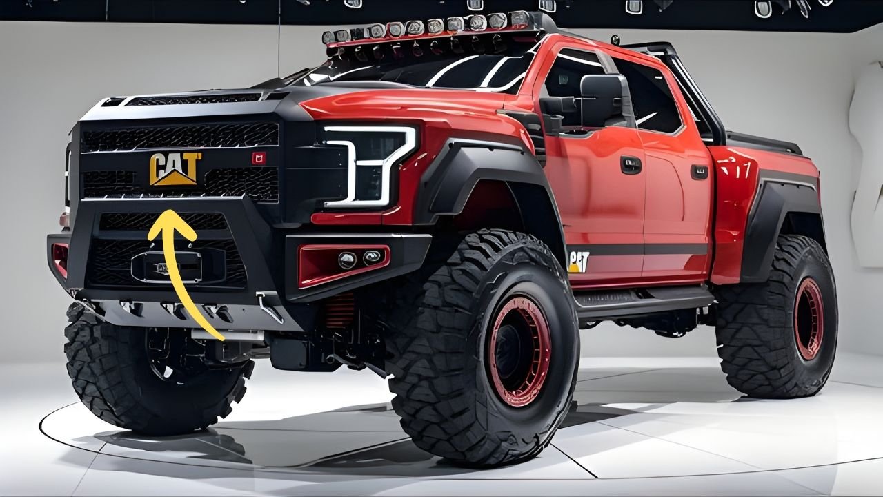2026 Caterpillar Pickup Truck Revealed With V8 Diesel Power and Heavy-Duty Safety Design