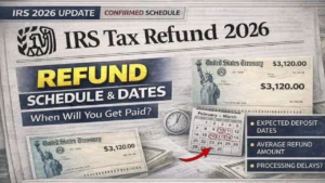 IRS Tax Refund 2026 Schedule