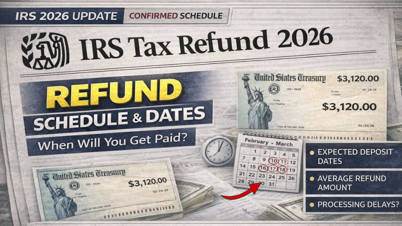 IRS Tax Refund 2026 Schedule